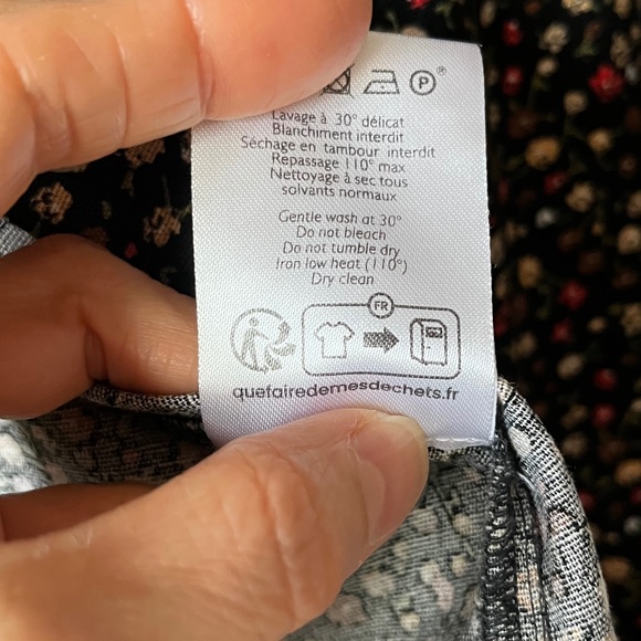 Sezane Angelina Floral Shirt, Size 34 - Picture 8 of 8